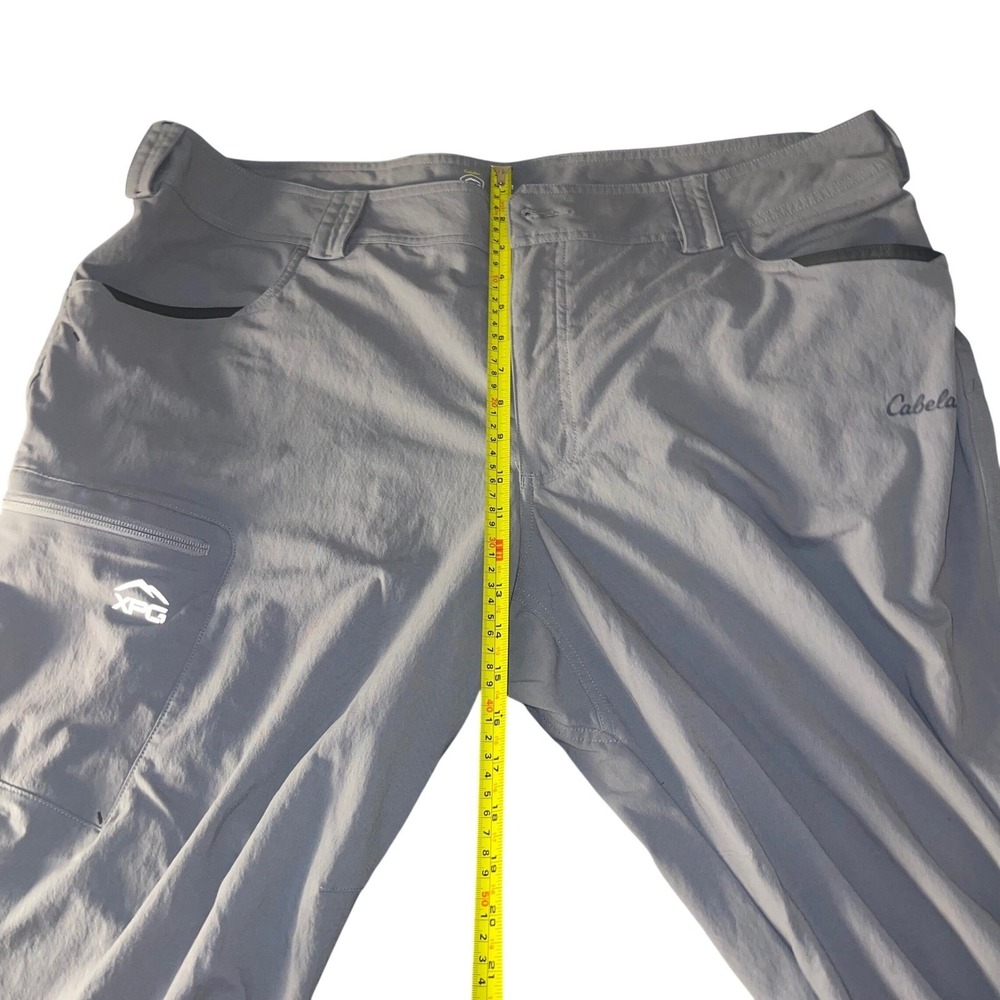 Outdoor Performance Fish Travel Zip Pocket Nylon Gray Lightweight Activewear - Picture 10 of 14